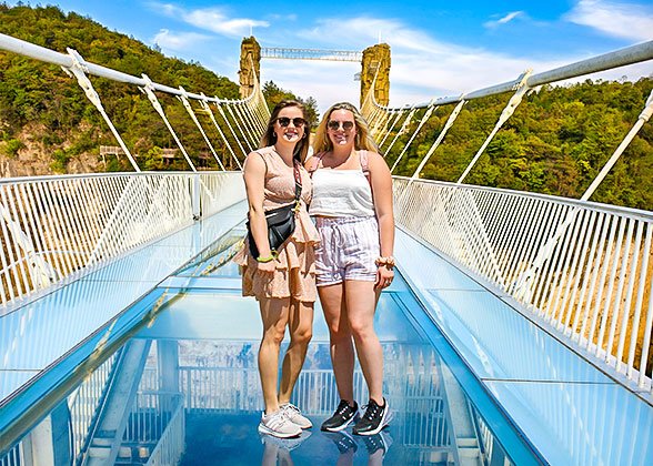 1 Day to Zhangjiajie Grand Canyon with Glass Bridge and Tianmen Mountain