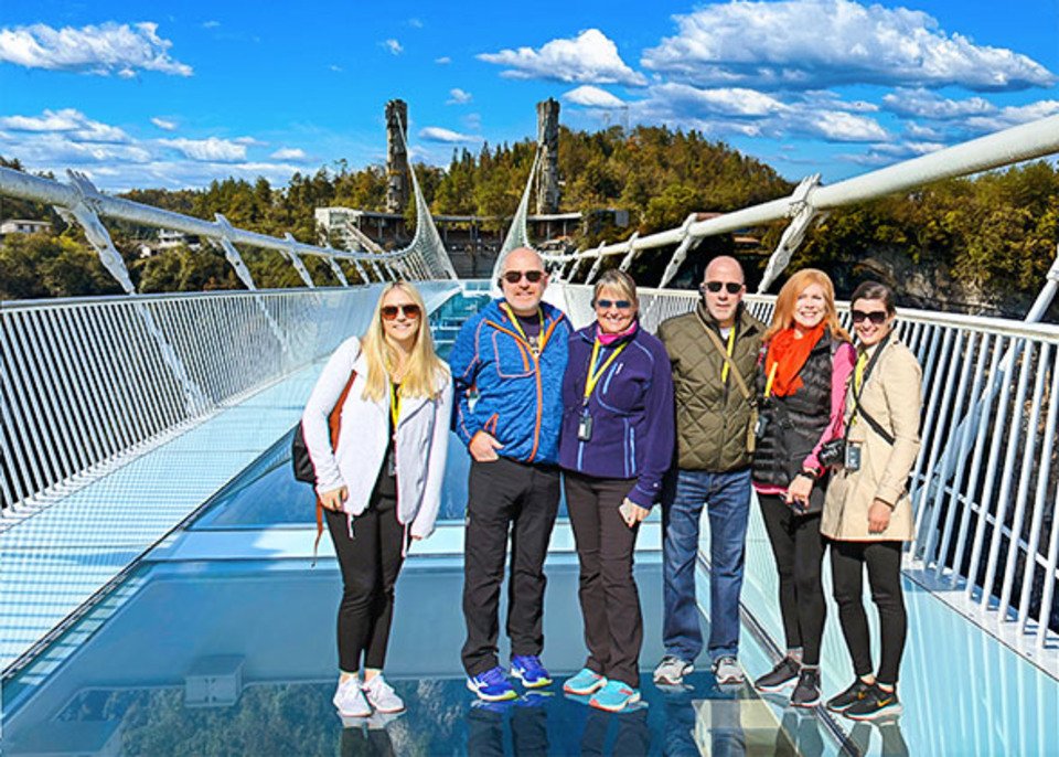 1 Day to Zhangjiajie Grand Canyon with Glass Bridge and Tianmen Mountain