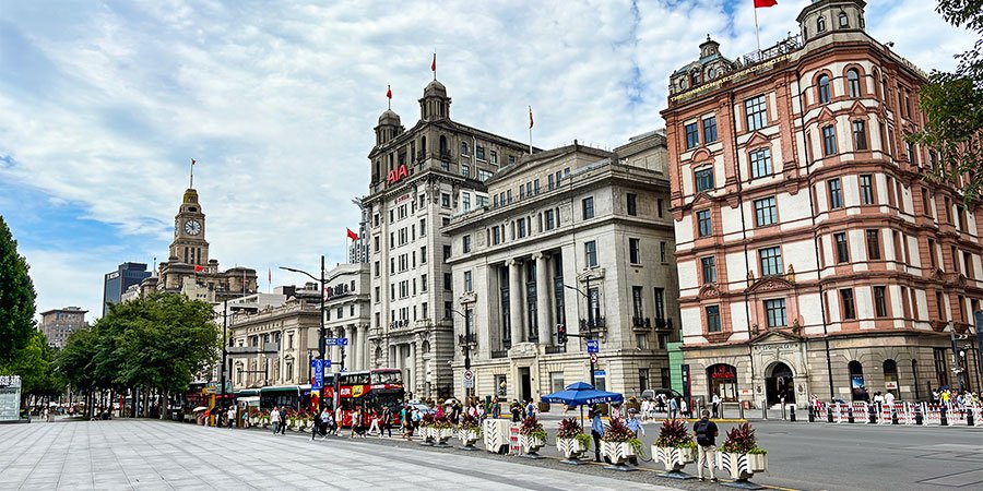 European-style Buildings along the Bund