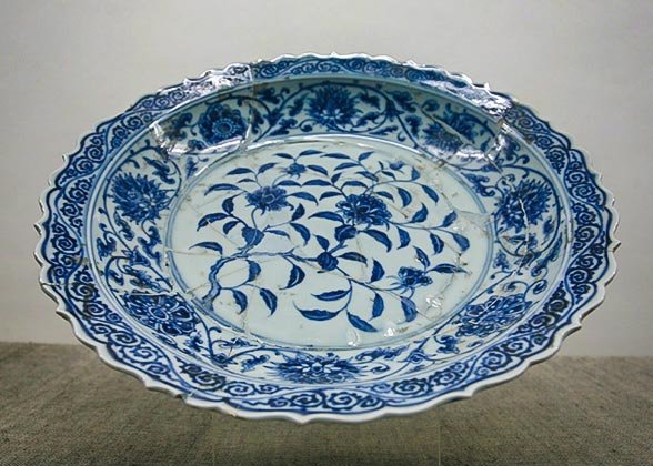 Blue and white porcelain