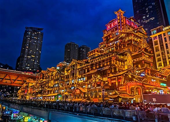 Hongya Cave, Chongqing