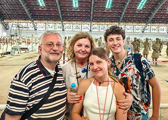 Our Guests in the Terracotta Army Museum