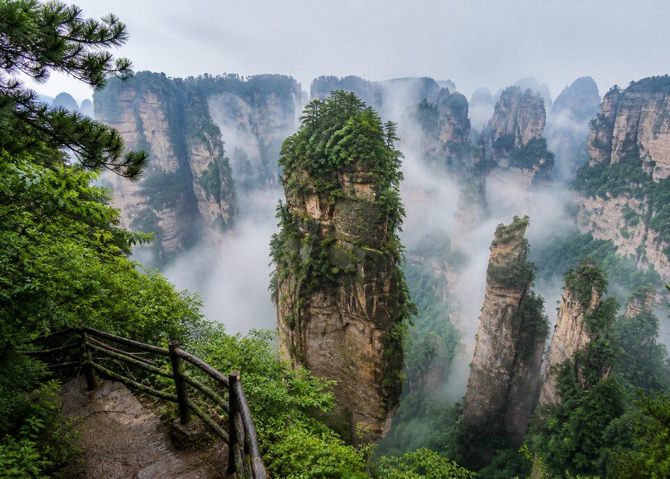 1 Day Zhangjiajie Forest Park, Bailong Elevator, Yuanjiajie, Avatar Mountain, Yangjiajie, Tianzi Mountain