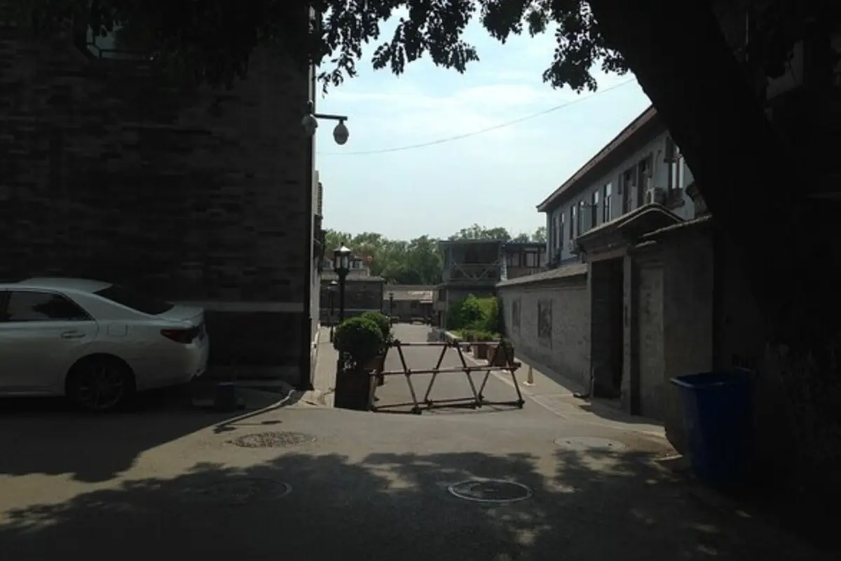 Historic hutong lane in Beijing