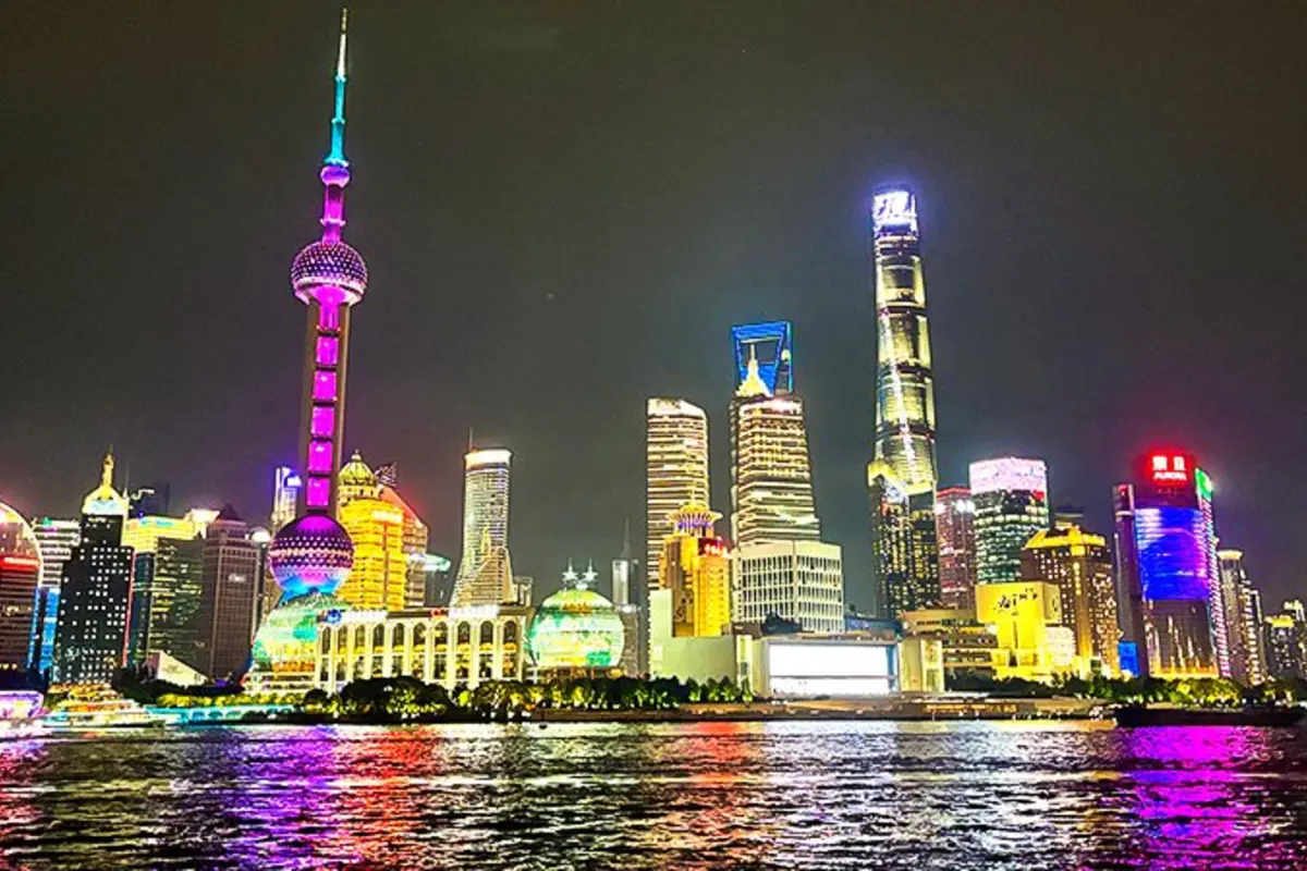 Shanghai waterfront and skyline