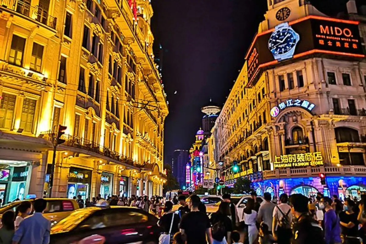 Shanghai waterfront and historic architecture