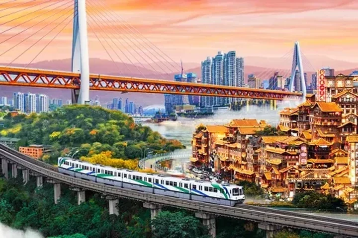 Chongqing City Landmarks and Old Streets — itinerary scenery