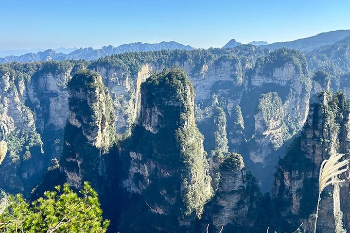 Huangshizhai mountain panorama in Zhangjiajie