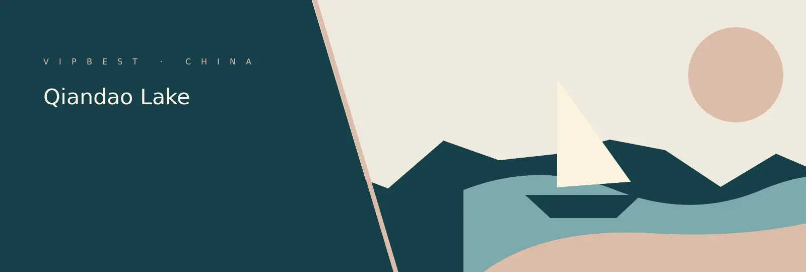 Editorial illustration for Qiandao Lake