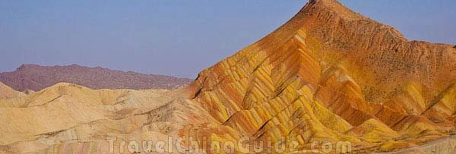 Colorful Danxia landforms near Zhangye