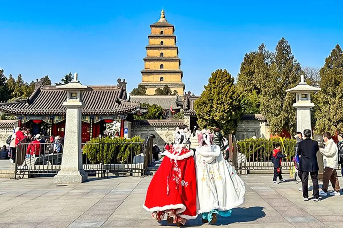 Giant Wild Goose Pagoda in Xi’an