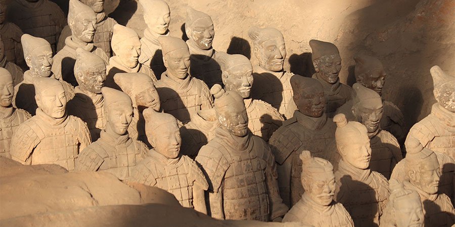 Terracotta Figures with Various Appearances