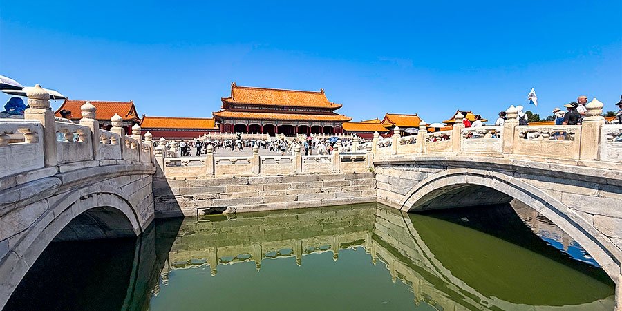 Inner Golden Water River in Front of Gate of Supreme Harmony