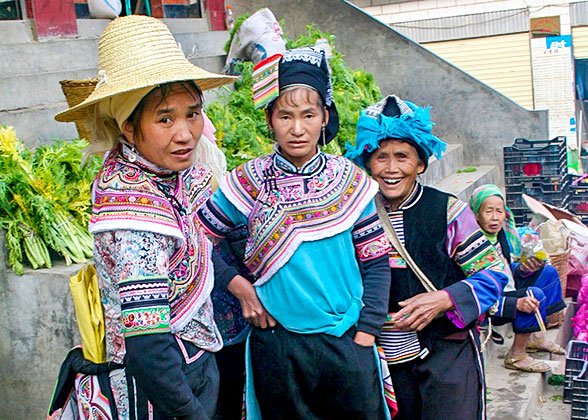 Women in a Morning Market