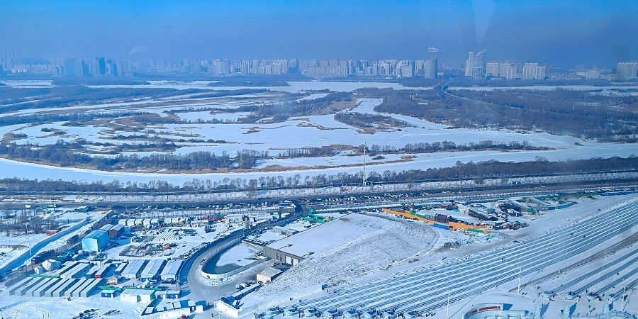 Snowy Landscape in January