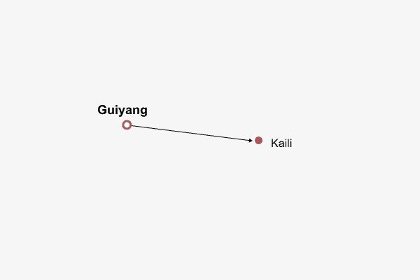 Kaili Miao Ethnic Villages Itinerary Map Kaili Miao Ethnic Villages Itinerary Map
