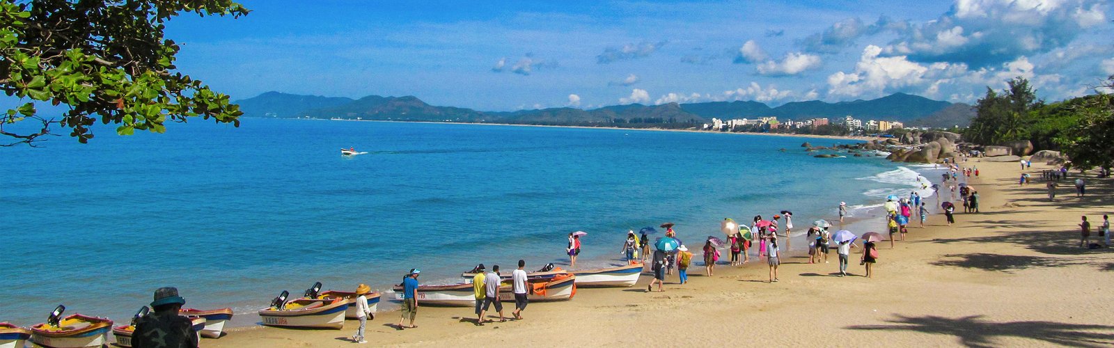 Long Coastline in Hainan