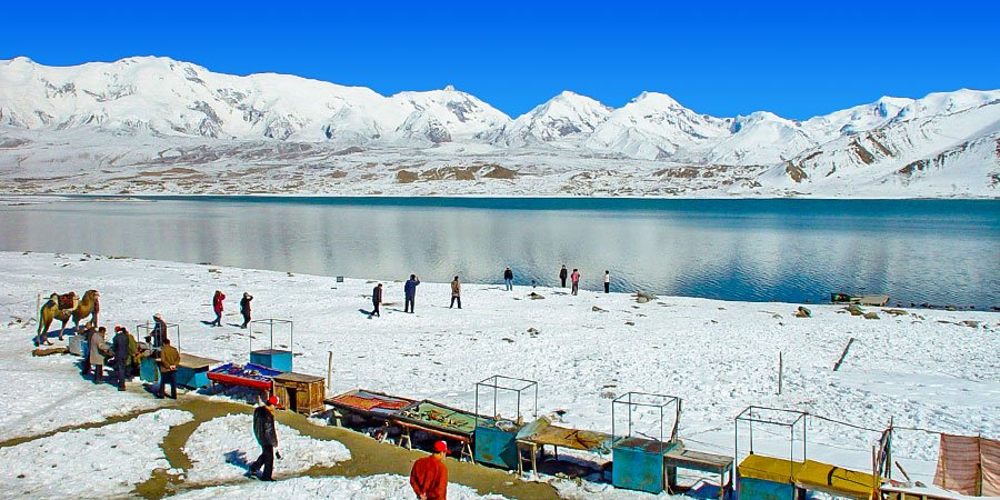 Snow-Covered Landscapes of XInjiang