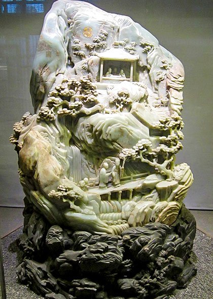 Large Jade Carving