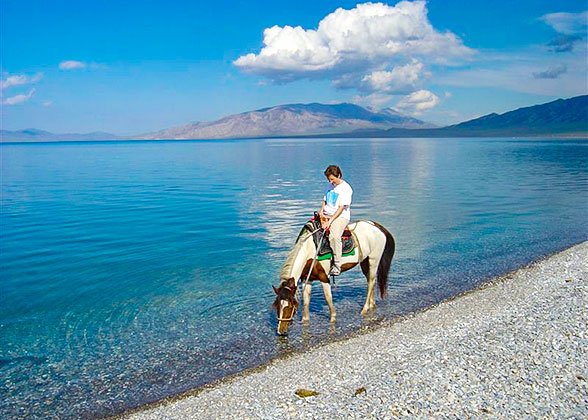 Our Guest at Sayram Lake