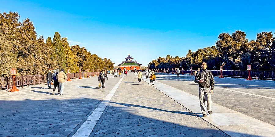 Red Stairway Bridge, Beijing Temple of Heaven