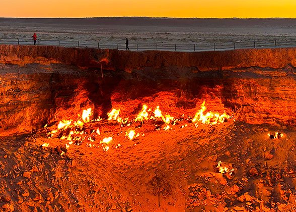 Darvaza Gas Crater Darvaza Gas Crater