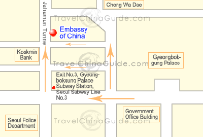 China Embassy in South Korea