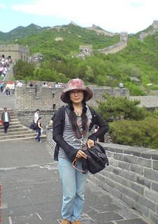 Linda Xie on the Great Wall