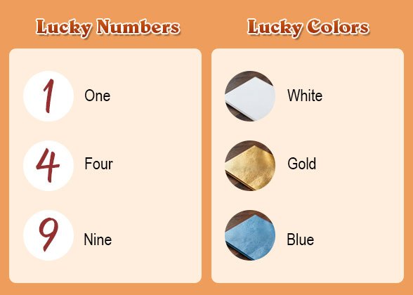 Lucky Numbers and Colors of Monkey