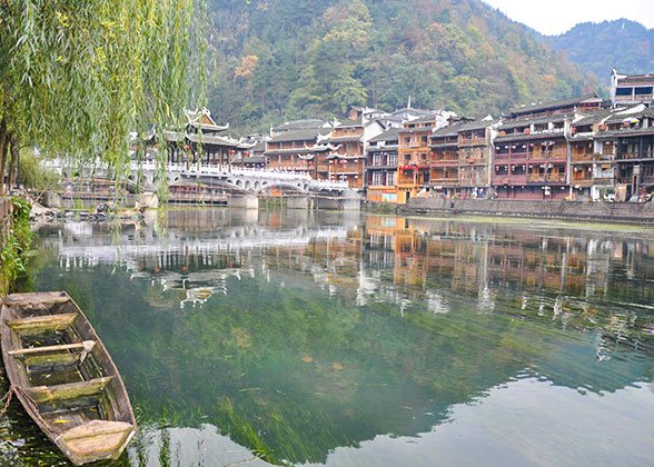 Ancinet buildings in Zhangjiajie