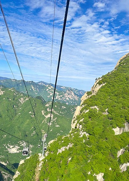 Gorgeous View from West Peak Cable Car Gorgeous View from West Peak Cable Car