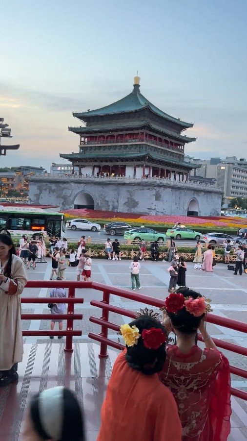 Xian Bell Tower at Dusk