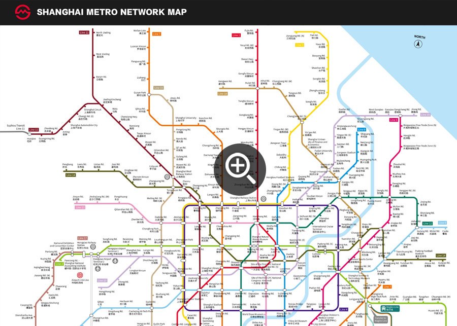 Shanghai Metro Map Shanghai Metro Map