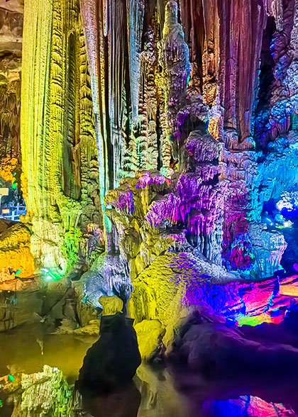 Colorful Stalactite