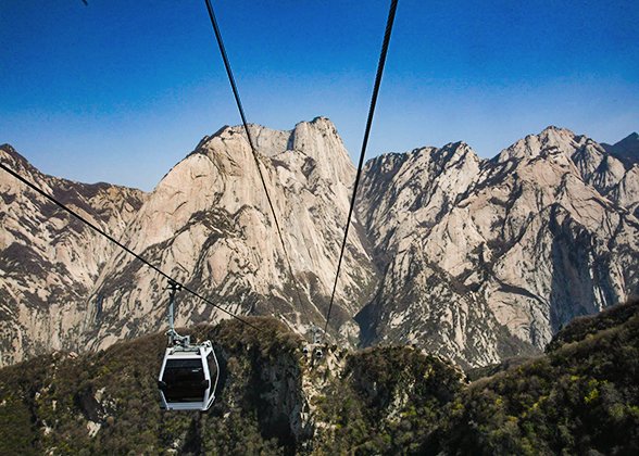Mt. Huashan Cable Car