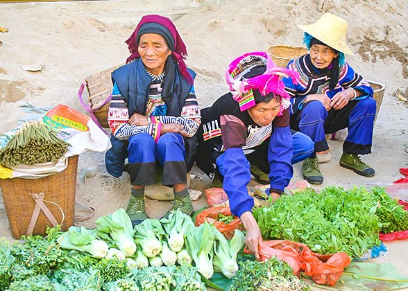 Local Wet Market in Yunnan