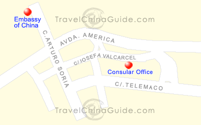 China Embassy in Spain
