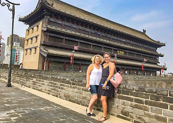 Cycling on the Xian City Wall