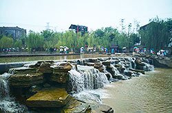 Water Street in Zhouzhi, Xian