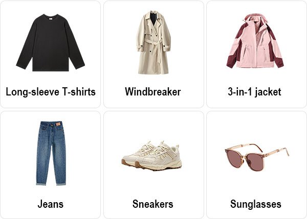 What to wear to the Great Wall in October