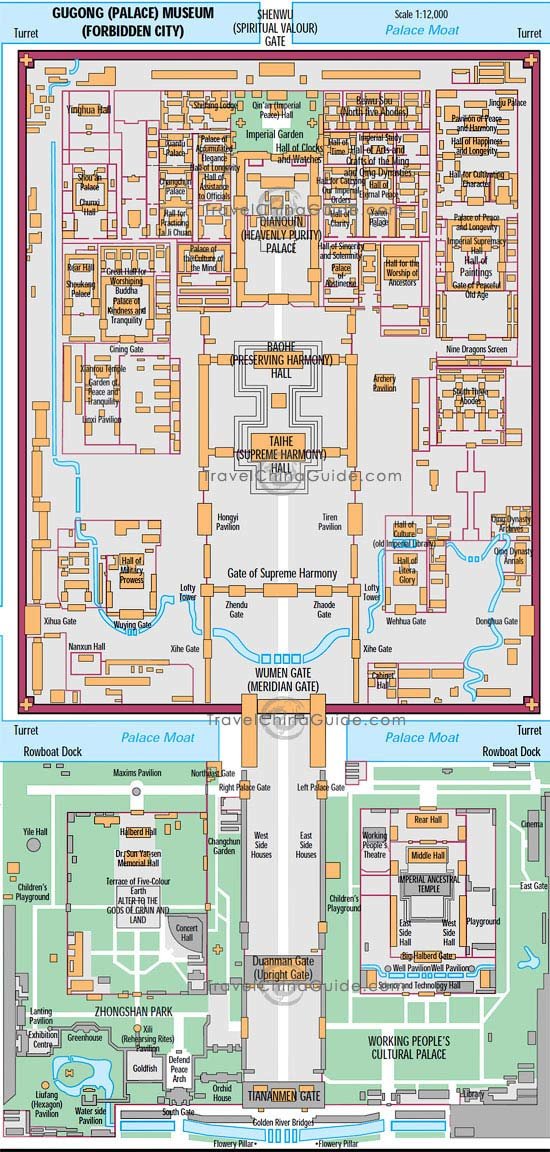 Sketch of Palace Museum