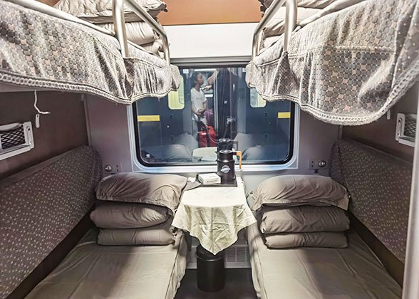 Sleepers on Bullet Trains