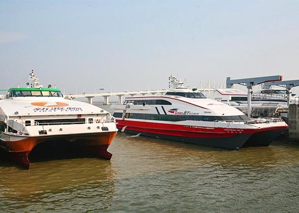 to Macau by ferry