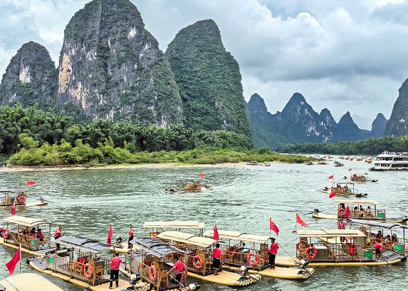 Popular Bamboo Rafting
