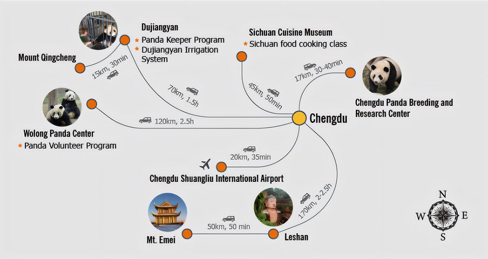 Chengdu map