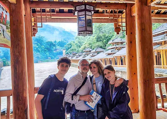 Our Guests at the Dong Village Our Guests at the Dong Village