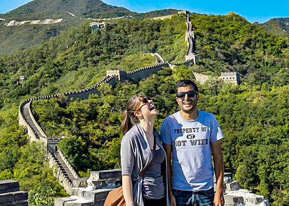Our Guests at Mutianyu Great Wall Our Guests at Mutianyu Great Wall
