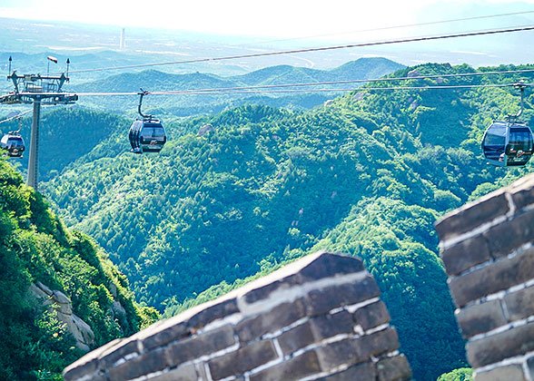 Take a cable car for sightseeing