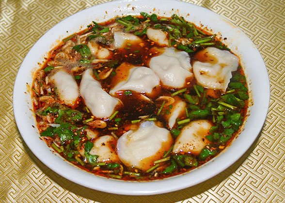 Xian food - Shrimp-shaped dumplings