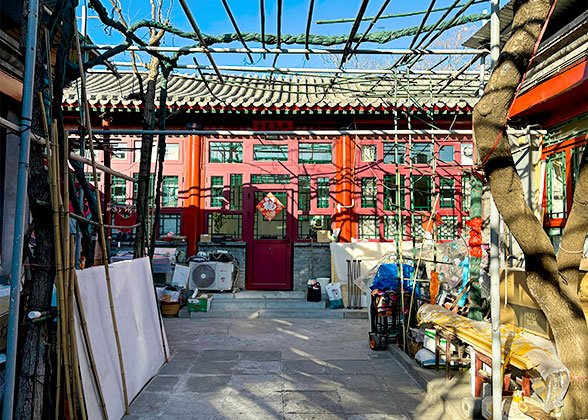 A Quadrangle Courtyard